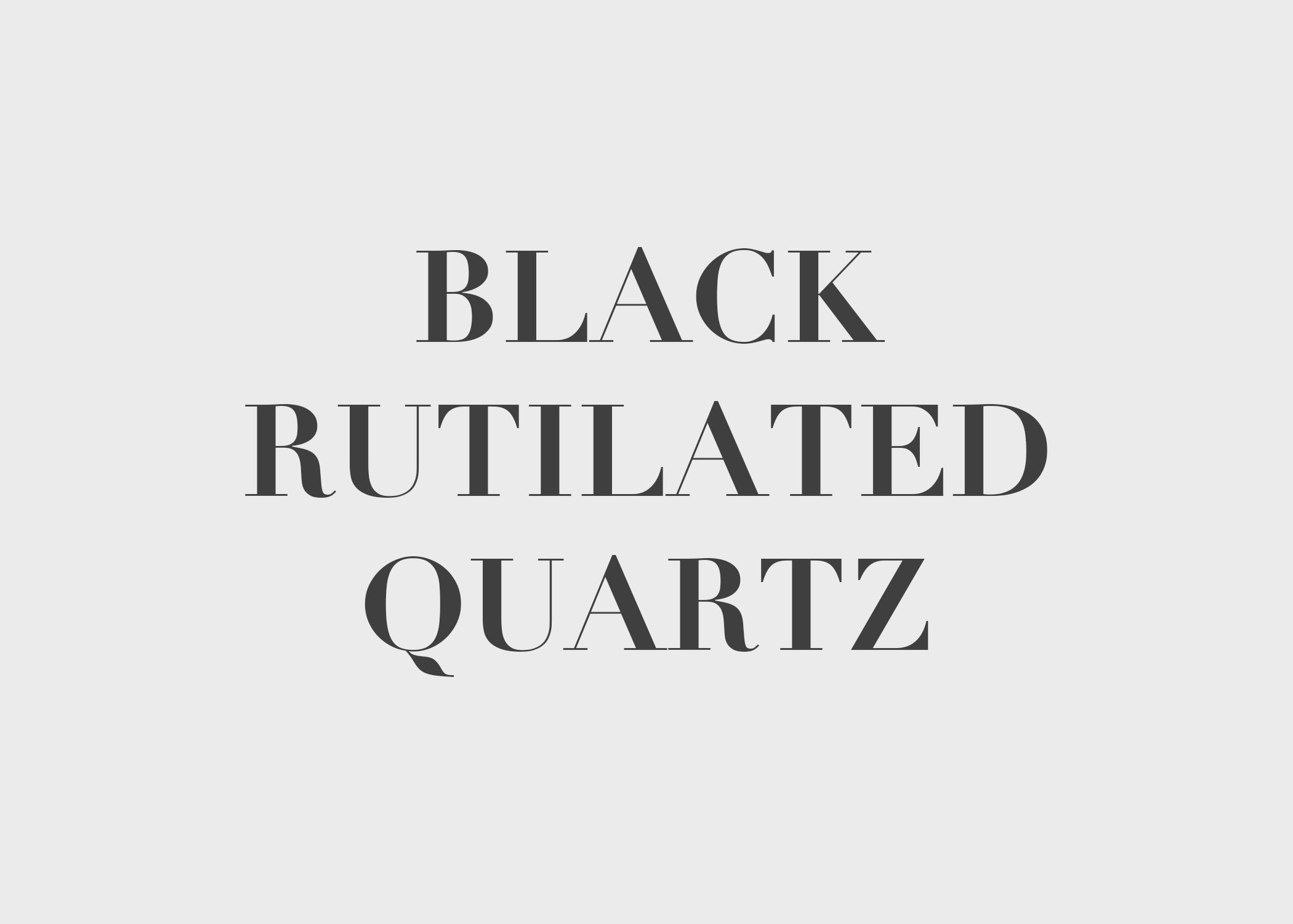 Black Rutilated Quartz: A Guide to Its Properties, Uses, and Emotional Significance